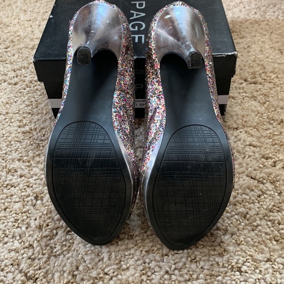 Rampage Multi Sparkle Heels - Picture 6 of 9